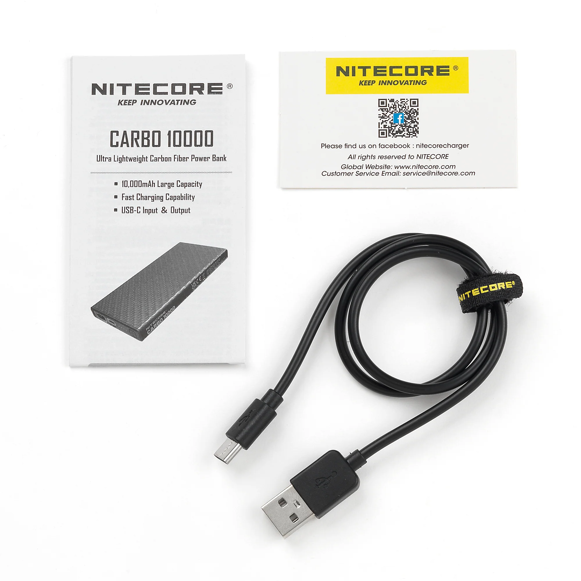 Nitecore CARBO 10000 Ultra Lightweight Power Bank - 10,000mAh - Image 3