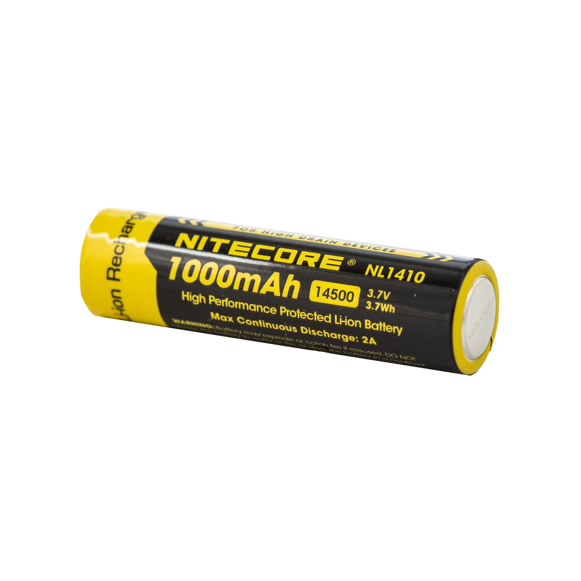 Nitecore NL1410 14500 1000mAh Battery - Protected Button Top - Image 3
