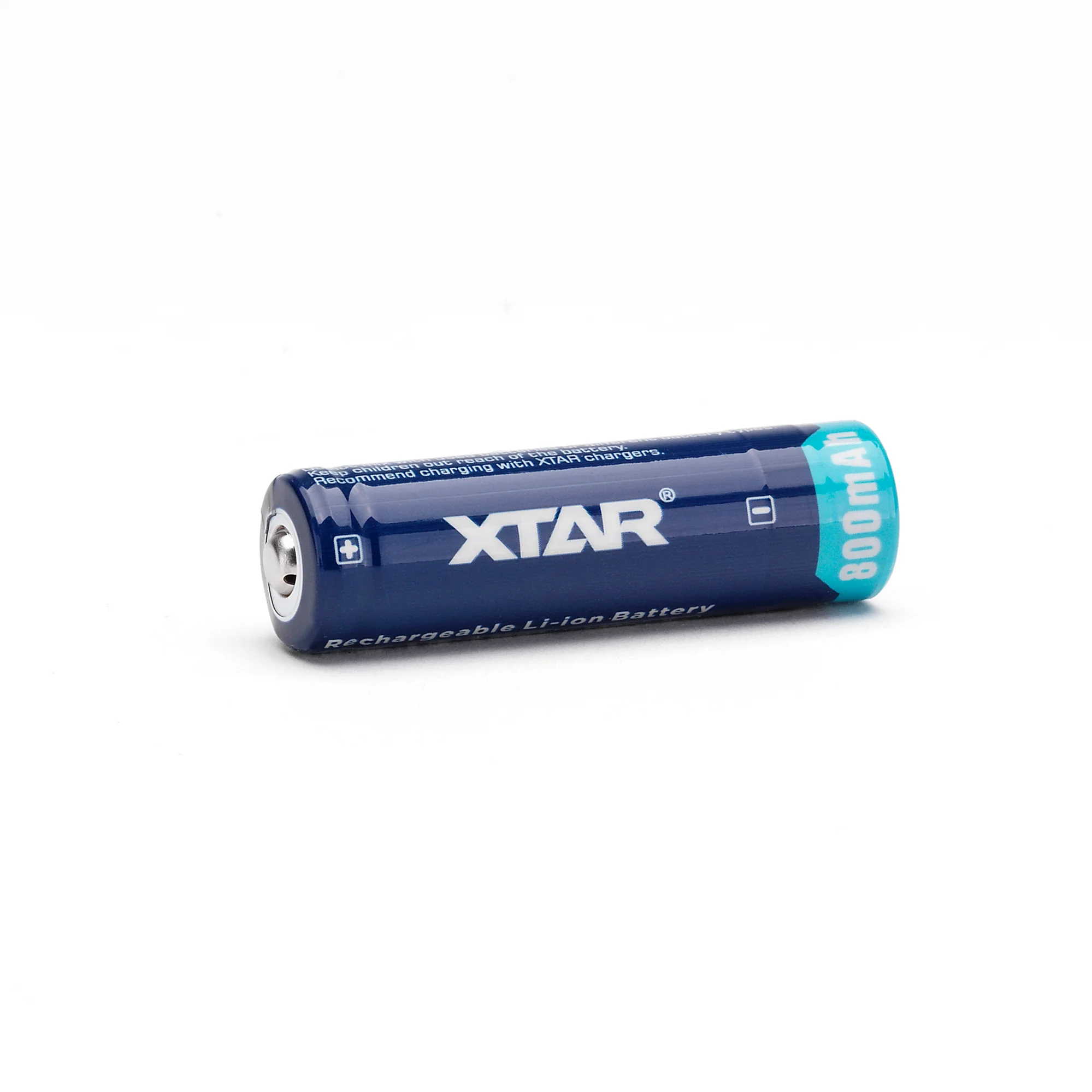 XTAR 14500 800mAh Battery - Protected Button Top - Image 3