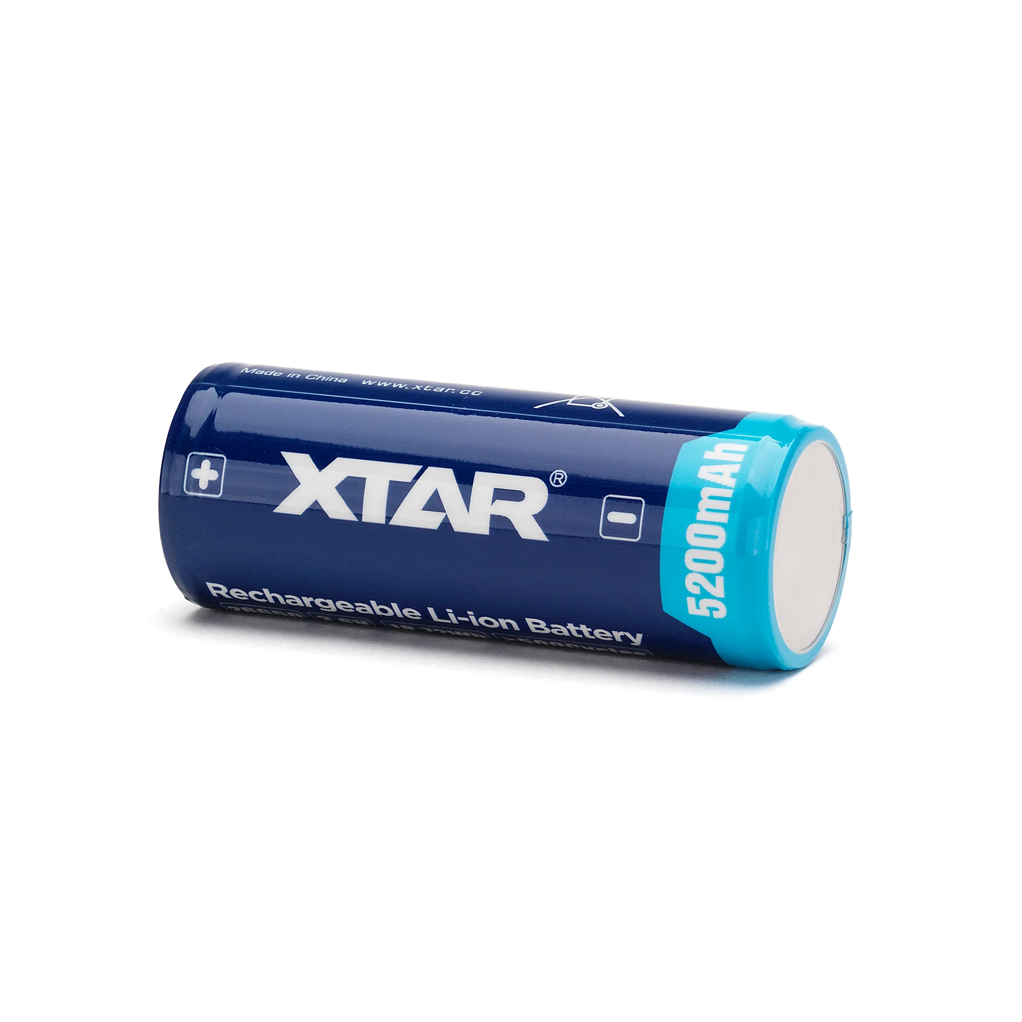 XTAR 26650 5200mAh Battery - Protected Button Top - Image 4