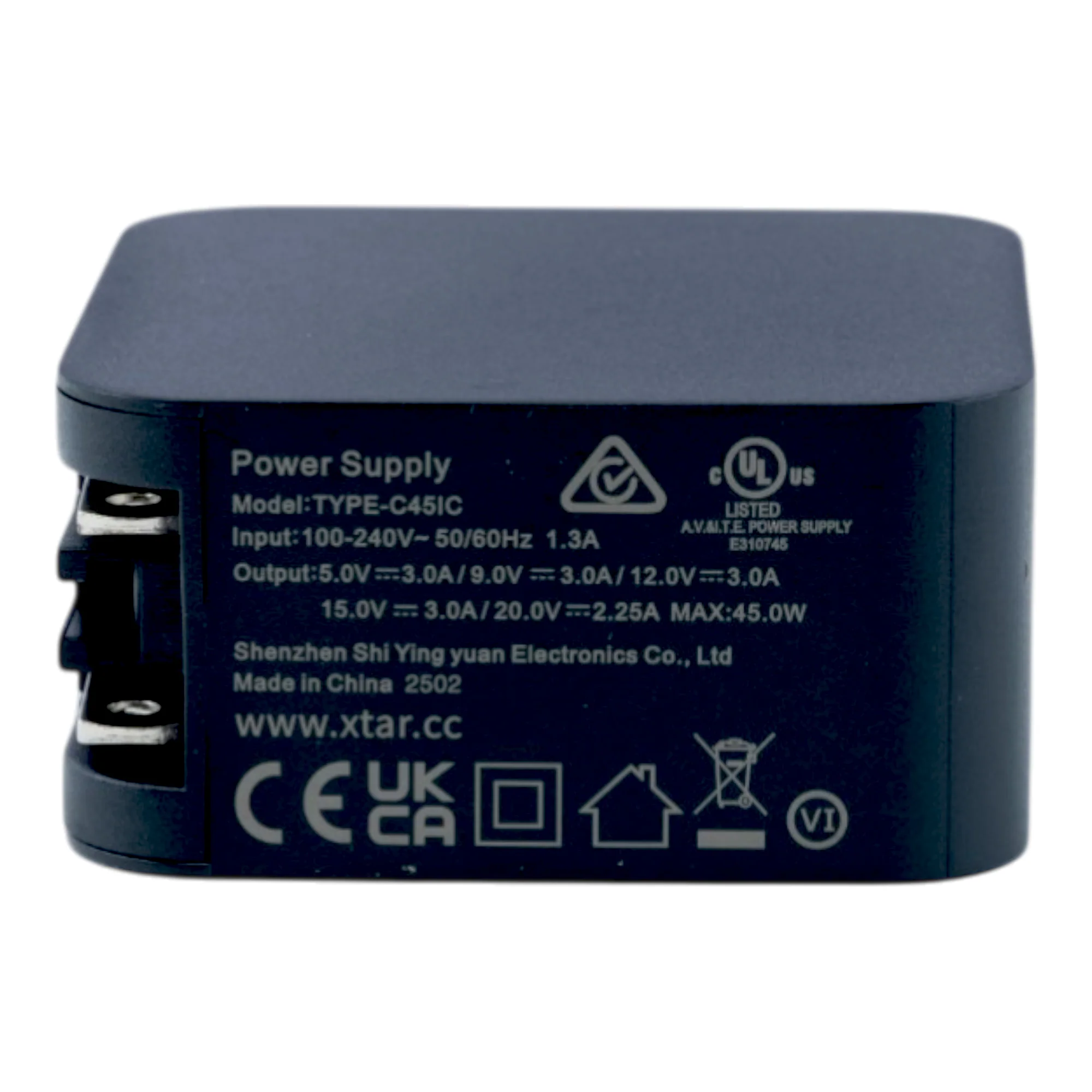 XTAR 45W USB-C Wall Adapter - Image 4